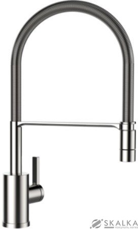 Кухонный смеситель Schock Ideos Premium Inox optic серый (57512000) На фото Кухонный смеситель Schock Ideos Premium Inox optic серый (57512000)