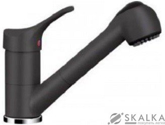 Кухонный смеситель Schock Leva Basalt-41 базальт (51112041) На фото Кухонный смеситель Schock Leva Basalt-41 базальт (51112041)