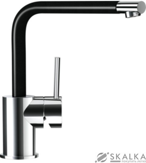 Смеситель для кухни Schock Nimbus Puro-84 хром/черный (52300084) На фото Смеситель для кухни Schock Nimbus Puro-84 хром/черный (52300084)