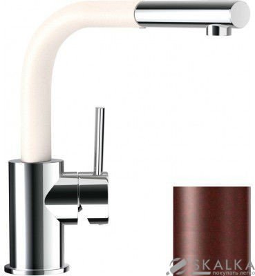 Смеситель для кухни Schock Nimbus Chocolate-86 шоколад (52312086) На фото Смеситель для кухни Schock Nimbus Chocolate-86 шоколад (52312086)