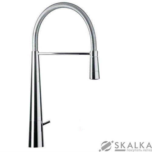 На фото Смеситель для кухни Schock Pallas Chrom-80 с гибким шлангом хром (51612080)