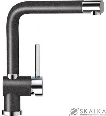 Смеситель для кухни Schock Piega Carbonium-90 черный (54700090) На фото Смеситель для кухни Schock Piega Carbonium-90 черный (54700090)