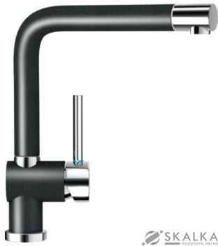 Смеситель для кухни Schock Piega Puro-84 черный (54700084) На фото Смеситель для кухни Schock Piega Puro-84 черный (54700084)