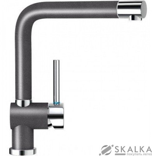 Смеситель для кухни Schock Piega Stone-88 серый (54700088) На фото Смеситель для кухни Schock Piega Stone-88 серый (54700088)
