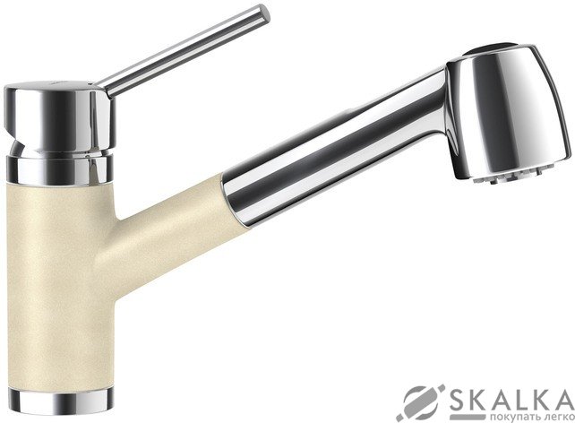 Смеситель для кухни Schock Pila Colorado-08 бежевый (54112008) На фото Смеситель для кухни Schock Pila Colorado-08 бежевый (54112008)