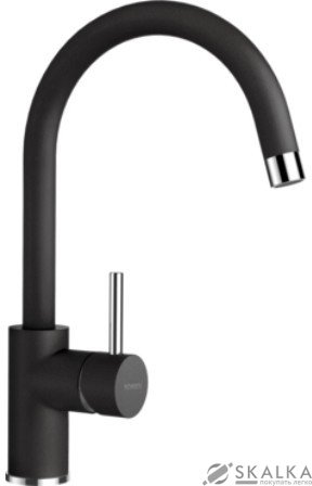 Смеситель для кухни Schock Plutos Nero-13 черный (58900013) На фото Смеситель для кухни Schock Plutos Nero-13 черный (58900013)