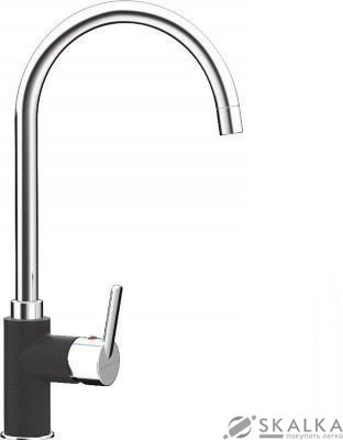 Смеситель для кухни Schock Simi Nero-13 черный (50100013) На фото Смеситель для кухни Schock Simi Nero-13 черный (50100013)