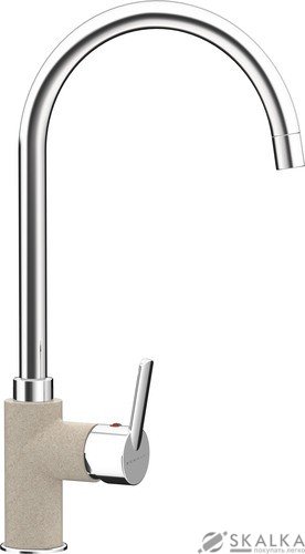 Смеситель для кухни Schock Simi Sabbia-58 песочный (50100058) На фото Смеситель для кухни Schock Simi Sabbia-58 песочный (50100058)