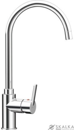 Смеситель для кухни Schock Simi Chrom-80 хром (50500080) На фото Смеситель для кухни Schock Simi Chrom-80 хром (50500080)