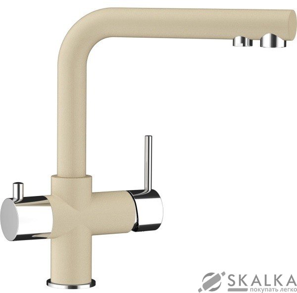 Смеситель для кухни Schock Wellus Earth-82 бежевый (57000182) На фото Смеситель для кухни Schock Wellus Earth-82 бежевый (57000182)