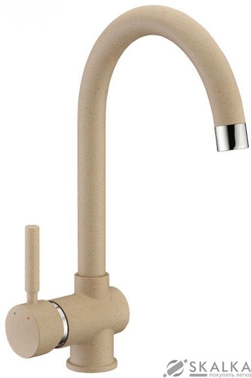 Кухонный смеситель Laveo LETE бежевый (BQX_468D) На фото Кухонный смеситель Laveo LETE бежевый (BQX_468D)