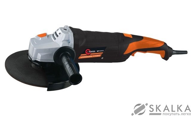 На фото Шлифмашина угловая Intertool STORM, 2200Вт, 230мм (WT-0212)