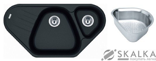 Мойка для кухни Franke Antea AZG 661-E Оникс (114.0499.223) На фото Мойка для кухни Franke Antea AZG 661-E Оникс (114.0499.223)