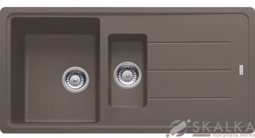 На фото Мойка для кухни Franke Basis BFG 651 Шторм (114.0365.429)