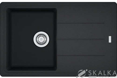 На фото Кухонная мойка Franke Basis BFG 611-78 Оникс (114.0258.040)