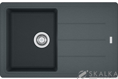 На фото Кухонная мойка Franke Basis BFG 611-78 Графит (114.0258.038)