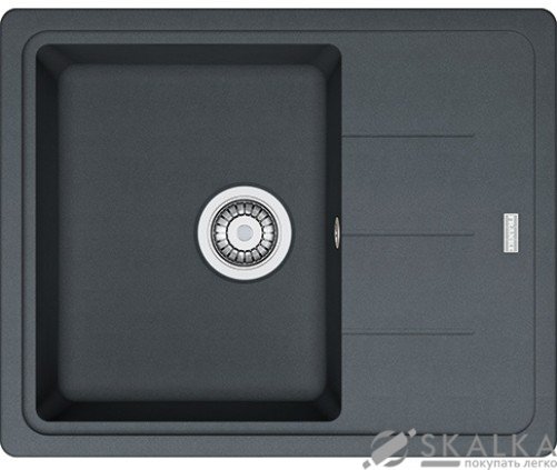 На фото Кухонная мойка Franke Basis BFG 611-62 Графит (114.0272.591)
