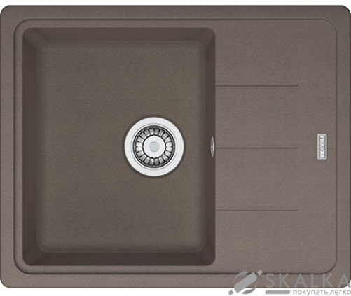 На фото Кухонная мойка Franke Basis BFG 611-62 Шторм (114.0320.542)