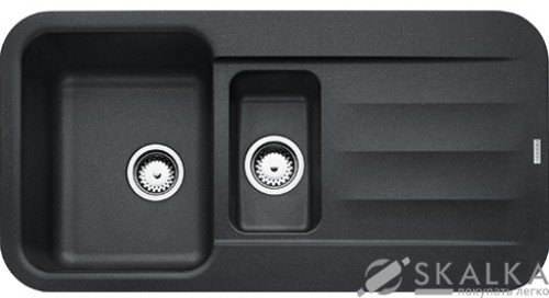 На фото Мойка для кухни Franke Pebel PBG 651 Оникс (114.0258.091)