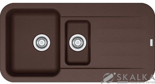 Мойка для кухни Franke Pebel PBG 651 Шоколад (114.0258.078) На фото Мойка для кухни Franke Pebel PBG 651 Шоколад (114.0258.078)