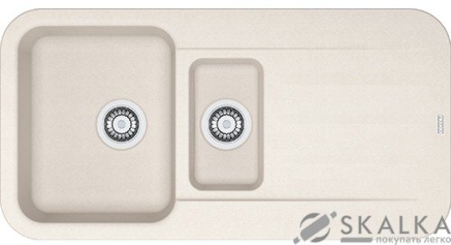 На фото Мойка для кухни Franke Pebel PBG 651 Ваниль (114.0306.748)