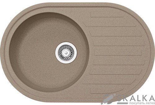 На фото Кухонная мойка Franke Ronda ROG 611 Миндаль (114.0381.064)