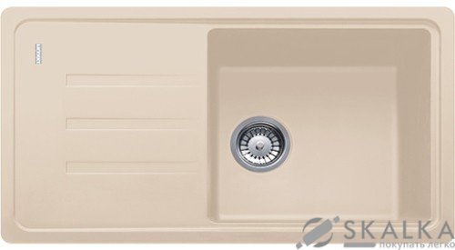 На фото Кухонная мойка Franke Malta BSG 611-78 Бежевая (114.0375.036)
