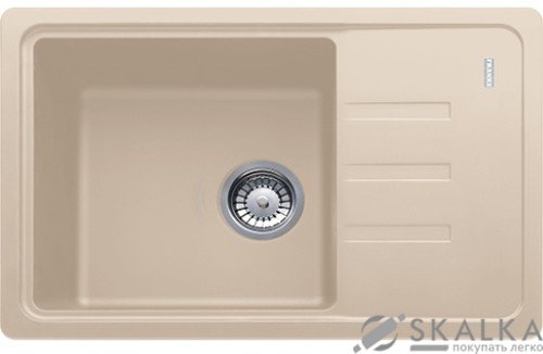 На фото Кухонная мойка Franke Malta BSG 611-62 Бежевая (114.0375.045)