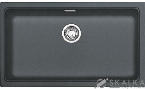 На фото Кухонная мойка Franke Kubus KBG 110-70 Графит (125.0499.008)