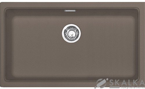 На фото Кухонная мойка Franke Kubus KBG 110-70 Шторм (125.0499.035)