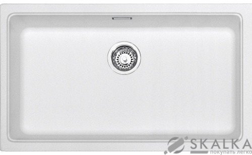 На фото Кухонная мойка Franke Kubus KBG 110-70 Белая (125.0499.009)