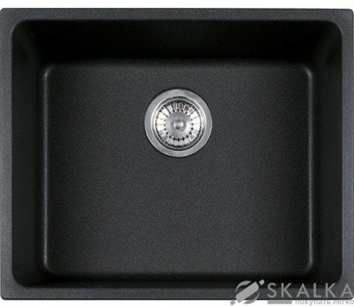 Кухонная мойка Franke Kubus KBG 110-50 Оникс (125.0459.025) На фото Кухонная мойка Franke Kubus KBG 110-50 Оникс (125.0459.025)