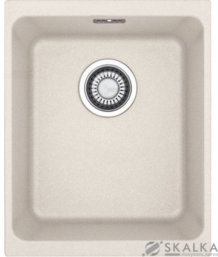 На фото Кухонная мойка Franke Kubus KBG 110-34 Ваниль (125.0283.922)