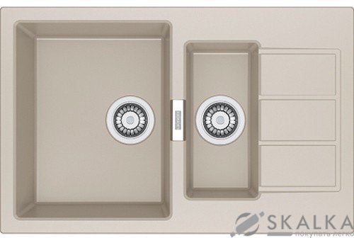 Мойка для кухни Franke Sirius Tectonite SID 651-78 Сахара (114.0497.985) На фото Мойка для кухни Franke Sirius Tectonite SID 651-78 Сахара (114.0497.985)
