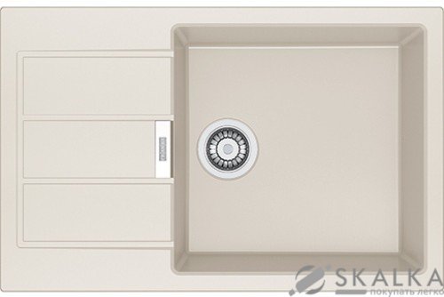 Кухонная мойка Franke Sirius Tectonite SID 611-78 XL Маскарпоне (114.0497.955) На фото Кухонная мойка Franke Sirius Tectonite SID 611-78 XL Маскарпоне (114.0497.955)