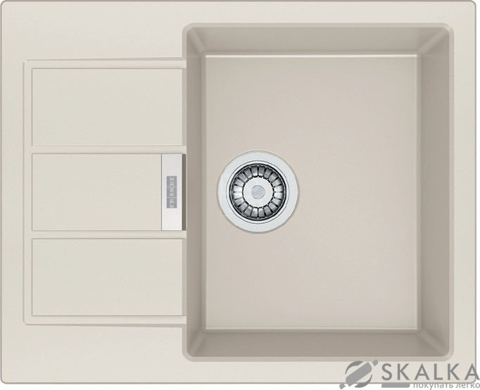 На фото Кухонная мойка Franke Sirius Tectonite SID 611-62 Маскарпоне (114.0497.936)