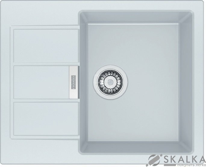 Кухонная мойка Franke Sirius Tectonite SID 611-62 Белая (114.0497.935) На фото Кухонная мойка Franke Sirius Tectonite SID 611-62 Белая (114.0497.935)