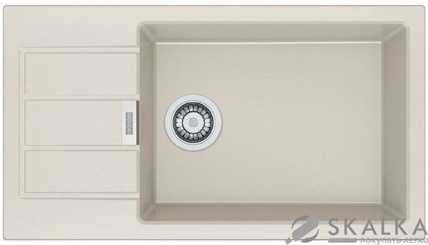 Кухонная мойка Franke Sirius Tectonite SID 611-78 XL Slim Маскарпоне (114.0497.983) На фото Кухонная мойка Franke Sirius Tectonite SID 611-78 XL Slim Маскарпоне (114.0497.983)