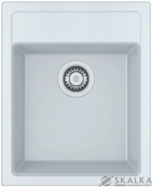 На фото Кухонная мойка Franke Sirius Tectonite SID 610-40 Белая (114.0498.001)