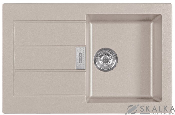 На фото Кухонная мойка Franke Sirius Tectonite SID 611-78 Сахара (114.0498.004)