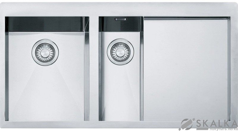 На фото Кухонная мойка Franke Planar PPX 251 TL правое крыло (127.0203.467)