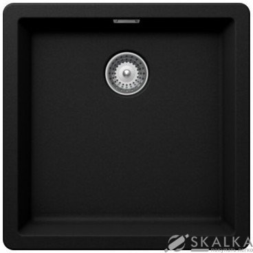 На фото Кухонная мойка Schock Brooklyn N100 Nero-13 (34025013)