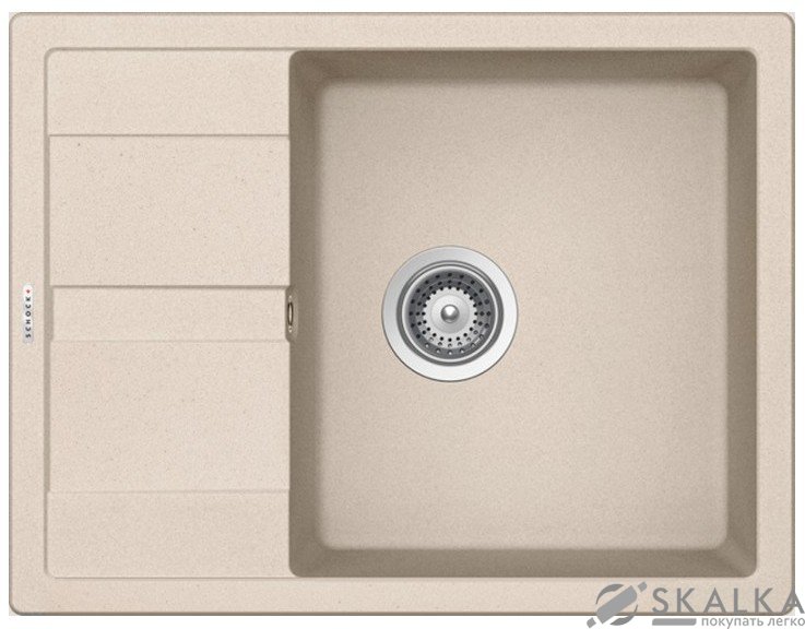На фото Кухонная мойка Schock DIY D100 S Moonstone-22 (15035022)