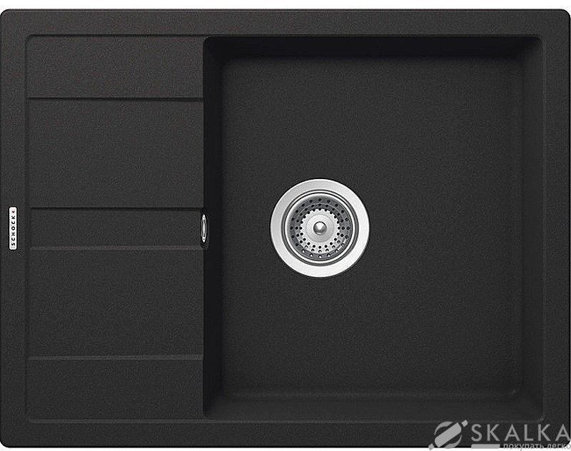 На фото Кухонная мойка Schock DIY D100 S Nero-13 (15035013)