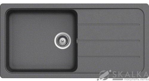 На фото Кухонная мойка Schock Formhaus D100 L Croma-49 (17056049)