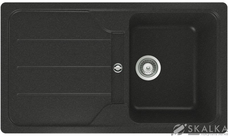 На фото Кухонная мойка Schock Formhaus D100 Onyx-10 (17044510)