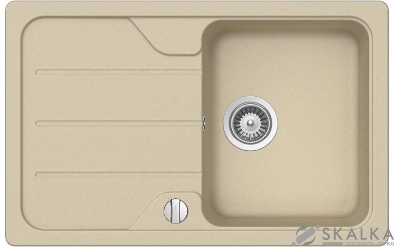 На фото Кухонная мойка Schock Formhaus D100 S Moonstone-22 (17034522)