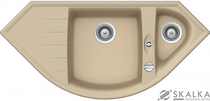 На фото Мойка для кухни Schock Genius C150 Moonstone-22 (18129022)