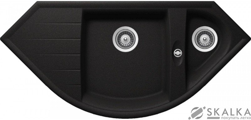 На фото Мойка для кухни Schock Genius C150 Nero-13 (18129013)