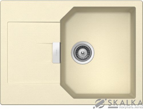 На фото Кухонная мойка Schock Manhattan D100 S Crema-14 (22034514)